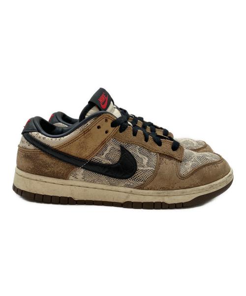 NIKE（ナイキ）NIKE (ナイキ) DUNK LOW PREMIUM ベージュ×ブラック サイズ:SIZE 25cmの古着・服飾アイテム