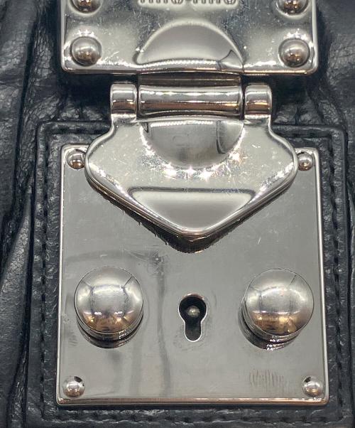 MIU MIU（ミュウミュウ）MIU MIU (ミュウミュウ) マテラッセ 長財布 ブラックの古着・服飾アイテム