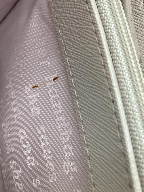 Kate Spade（ケイトスペード）Kate Spade (ケイトスペード) ラウンドファスナー財布 ベージュの古着・服飾アイテム
