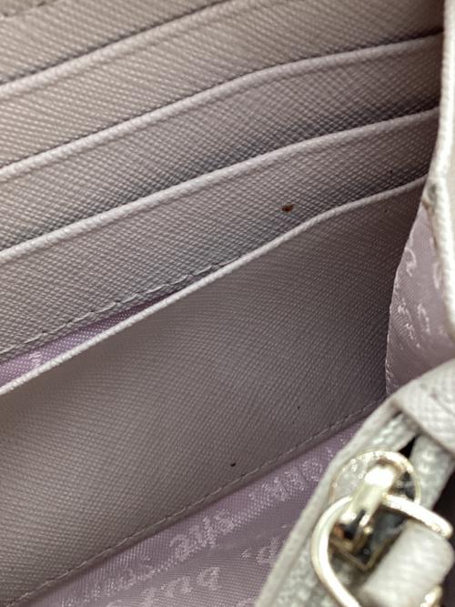 Kate Spade（ケイトスペード）Kate Spade (ケイトスペード) ラウンドファスナー財布 ベージュの古着・服飾アイテム