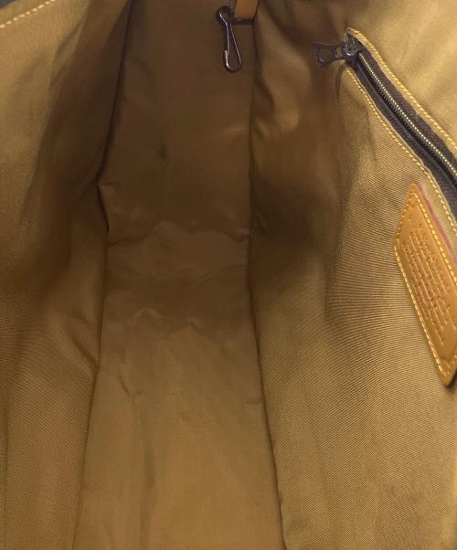 HUNTING WORLD（ハンティングワールド）HUNTING WORLD (ハンティングワールド) ビジネスバッグ ベージュの古着・服飾アイテム