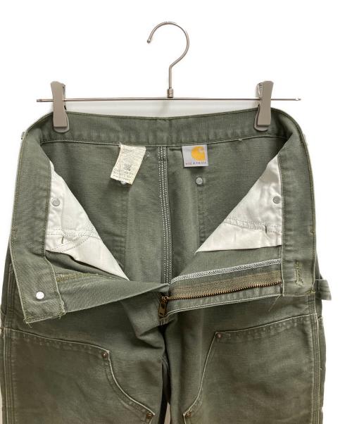 CarHartt（カーハート）CarHartt (カーハート) ダック地ダブルニーパンツ ワークパンツ ライトグリーン サイズ:30×32の古着・服飾アイテム