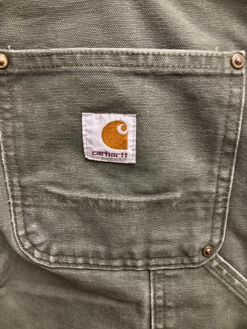 CarHartt（カーハート）CarHartt (カーハート) ダック地ダブルニーパンツ ワークパンツ ライトグリーン サイズ:30×32の古着・服飾アイテム