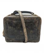 MARC JACOBSマークジェイコブス）の古着「VINTAGE THE BOX 23 2WAYショルダーバッグ」｜ブラック×ゴールド