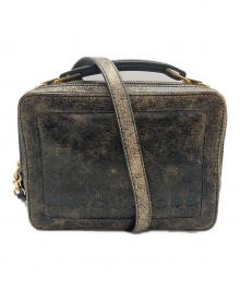 MARC JACOBS（マークジェイコブス）の古着「VINTAGE THE BOX 23 2WAYショルダーバッグ」｜ブラック×ゴールド
