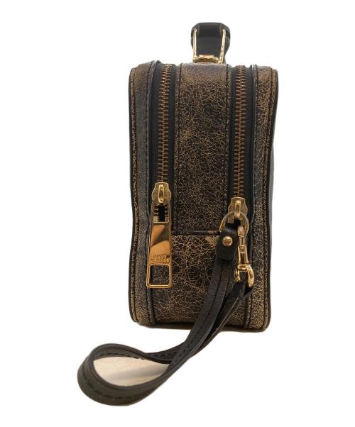 MARC JACOBS（マークジェイコブス）MARC JACOBS (マークジェイコブス) VINTAGE THE BOX 23 2WAYショルダーバッグ ブラック×ゴールドの古着・服飾アイテム