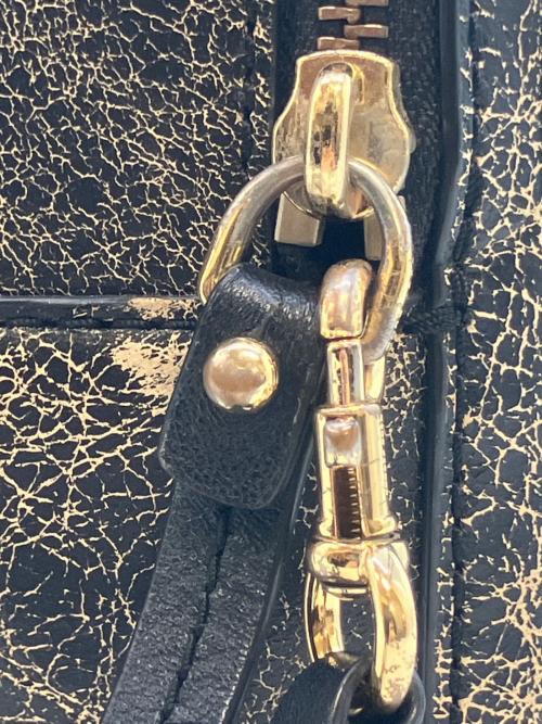 MARC JACOBS（マークジェイコブス）MARC JACOBS (マークジェイコブス) VINTAGE THE BOX 23 2WAYショルダーバッグ ブラック×ゴールドの古着・服飾アイテム