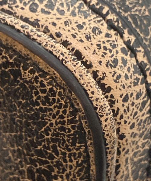 MARC JACOBS（マークジェイコブス）MARC JACOBS (マークジェイコブス) VINTAGE THE BOX 23 2WAYショルダーバッグ ブラック×ゴールドの古着・服飾アイテム