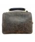 中古・古着 MARC JACOBS (マークジェイコブス) VINTAGE THE BOX 23 2WAYショルダーバッグ ブラック×ゴールド：13000円