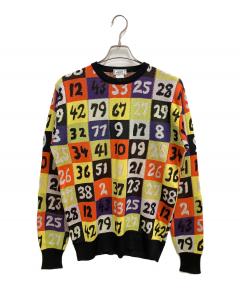 中古・古着通販】DRIES VAN NOTEN (ドリスヴァンノッテン) 総柄ニット