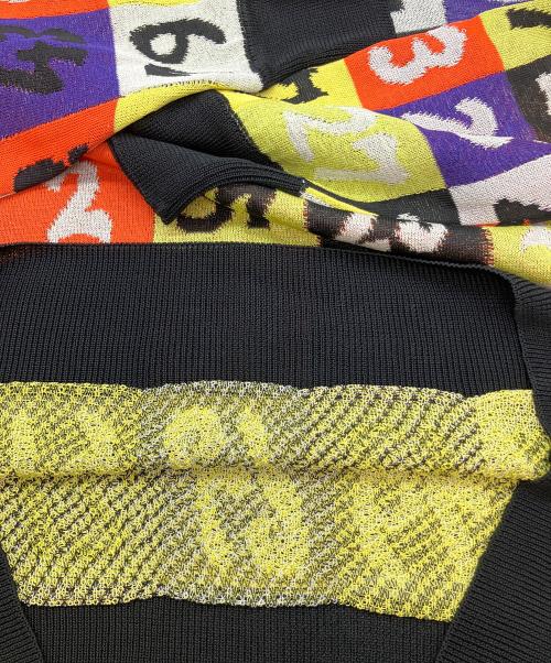GIANNI VERSACE（ジャンニ・ヴェルサーチ）GIANNI VERSACE (ジャンニ・ヴェルサーチ) クルーネックニット マルチカラー サイズ:SIZE 不明の古着・服飾アイテム