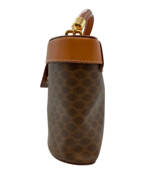 CELINE（セリーヌ）CELINE (セリーヌ) マカダム バニティバッグ 2WAYバッグ ブラウンの古着・服飾アイテム