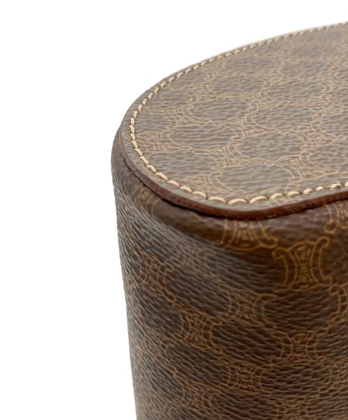CELINE（セリーヌ）CELINE (セリーヌ) マカダム バニティバッグ 2WAYバッグ ブラウンの古着・服飾アイテム