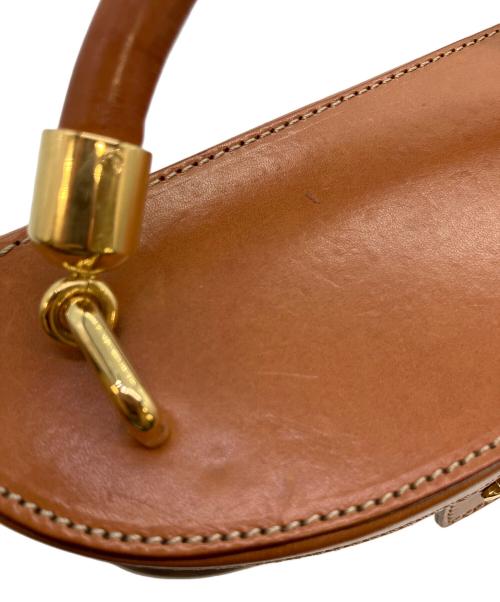 CELINE（セリーヌ）CELINE (セリーヌ) マカダム バニティバッグ 2WAYバッグ ブラウンの古着・服飾アイテム