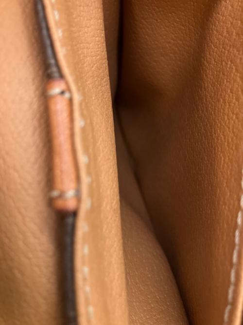 CELINE（セリーヌ）CELINE (セリーヌ) マカダム バニティバッグ 2WAYバッグ ブラウンの古着・服飾アイテム