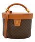 CELINE（セリーヌ）の古着「マカダム バニティバッグ 2WAYバッグ」｜ブラウン