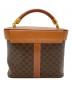 中古・古着 CELINE (セリーヌ) マカダム バニティバッグ 2WAYバッグ ブラウン：50000円