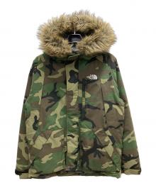 THE NORTH FACE（ザ ノース フェイス）の古着「Novelty Elebus Jacket」｜グリーン×ブラウン