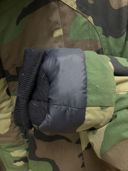 THE NORTH FACE（ザ ノース フェイス）THE NORTH FACE (ザ ノース フェイス) Novelty Elebus Jacket グリーン×ブラウン サイズ:SIZE Lの古着・服飾アイテム