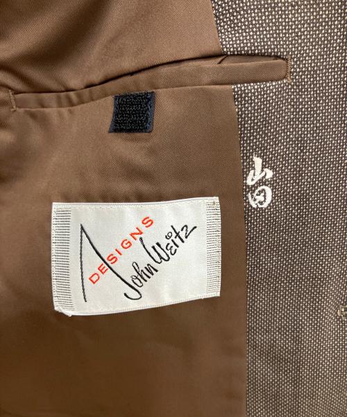 JOHN WEITZ（ジョンワイツ）John Weitz (ジョンワイツ) セットアップスーツ ブラウン サイズ:SIZE 不明の古着・服飾アイテム