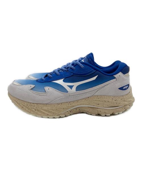 MIZUNO（ミズノ）MIZUNO (ミズノ) WAVE RIDER β ブルー×グレー サイズ:SIZE 25.5cmの古着・服飾アイテム
