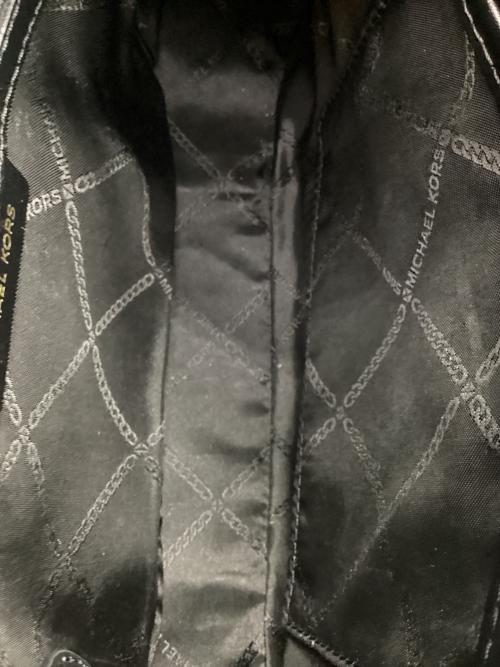 MICHAEL KORS（マイケルコース）MICHAEL KORS (マイケル・コース) ショルダーバッグ ブラウン×ブラックの古着・服飾アイテム