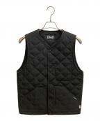 Schottショット）の古着「QUILTING WORK VEST」｜ブラック