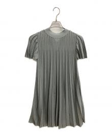 RED VALENTINO（レッドヴァレンティノ）の古着「半袖ワンピース」｜グレー