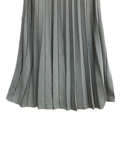RED VALENTINO（レッドヴァレンティノ）RED VALENTINO (レッドヴァレンティノ) 半袖ワンピース グレー サイズ:SIZE XXSの古着・服飾アイテム