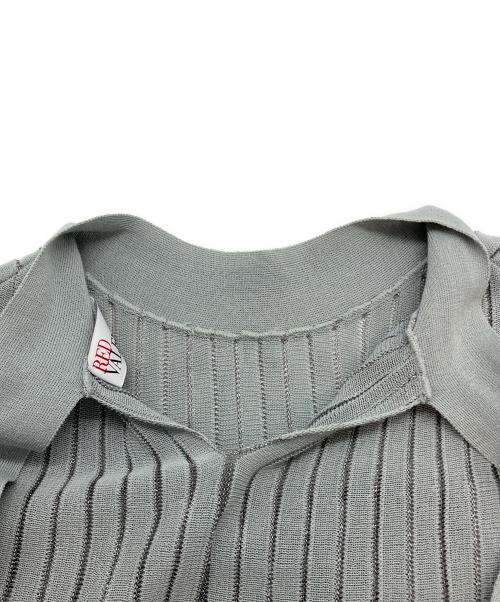 RED VALENTINO（レッドヴァレンティノ）RED VALENTINO (レッドヴァレンティノ) 半袖ワンピース グレー サイズ:SIZE XXSの古着・服飾アイテム