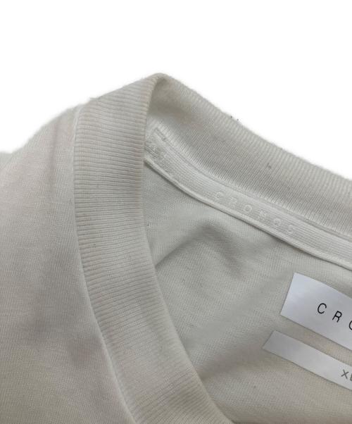 CRONOS（クロノス）CRONOS (クロノス) CRONOS BLACKLETTER S/S TEE 半袖カットソー ホワイト サイズ:SIZE 42（XL）の古着・服飾アイテム