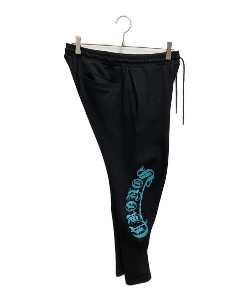 CRONOS（クロノス）CRONOS (クロノス) BLACKLETTER SKINNY PANTS スウェットパンツ ブラック サイズ:SIZE Lの古着・服飾アイテム