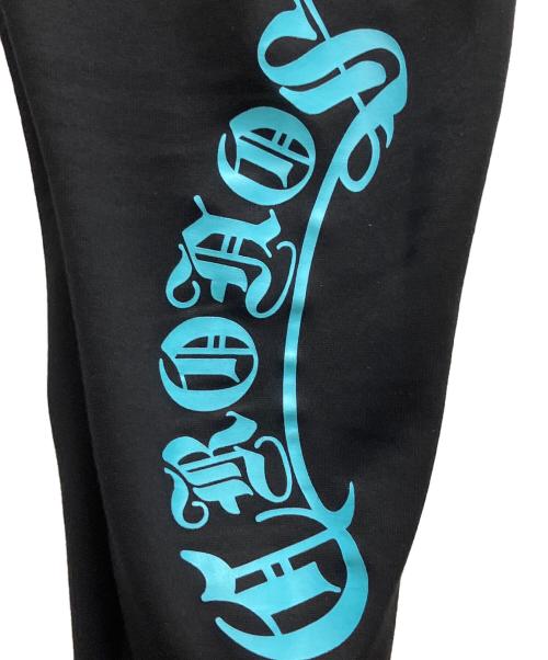 CRONOS（クロノス）CRONOS (クロノス) BLACKLETTER SKINNY PANTS スウェットパンツ ブラック サイズ:SIZE Lの古着・服飾アイテム