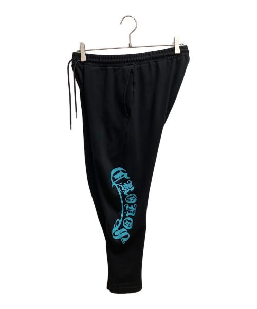 CRONOS（クロノス）CRONOS (クロノス) BLACKLETTER SKINNY PANTS スウェットパンツ ブラック サイズ:SIZE Lの古着・服飾アイテム