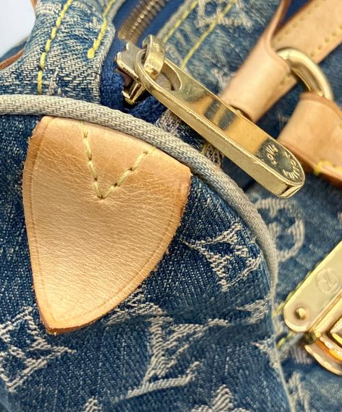 LOUIS VUITTON（ルイ ヴィトン）LOUIS VUITTON (ルイ ヴィトン) モノグラム・デニム　ネオ スピーディ ブルーの古着・服飾アイテム