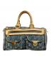 LOUIS VUITTON（ルイ ヴィトン）の古着「モノグラム・デニム　ネオ スピーディ」｜ブルー