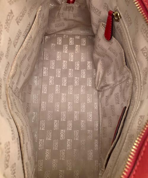 MICHAEL KORS（マイケルコース）MICHAEL KORS (マイケル・コース) ハンドバッグ レッドの古着・服飾アイテム