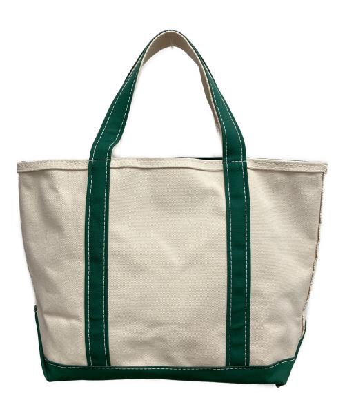 L.L.Bean（エルエルビーン）L.L.Bean (エルエルビーン) BOAT AND TOTE グリーン×ベージュの古着・服飾アイテム