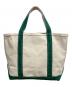 L.L.Bean（エルエルビーン）の古着「BOAT AND TOTE」｜グリーン×ベージュ