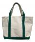 L.L.Bean (エルエルビーン) BOAT AND TOTE グリーン×ベージュ：7000円