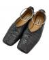 JIL SANDER（ジルサンダー）の古着「メタルアンクレットフラットシューズ」｜ブラック