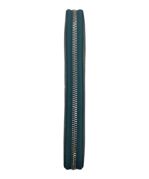 Lemma（レンマ）Lemma (レンマ) ラウンドファスナー長財布 グリーンの古着・服飾アイテム