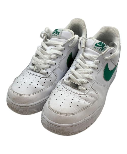 NIKE（ナイキ）NIKE (ナイキ) AIR FORCE 1 '07 ローカットスニーカー ホワイト×グリーン サイズ:SIZE 28cmの古着・服飾アイテム