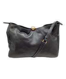 FURLA（フルラ）の古着「ワンショルダーバッグ」｜ブラック×ゴールド