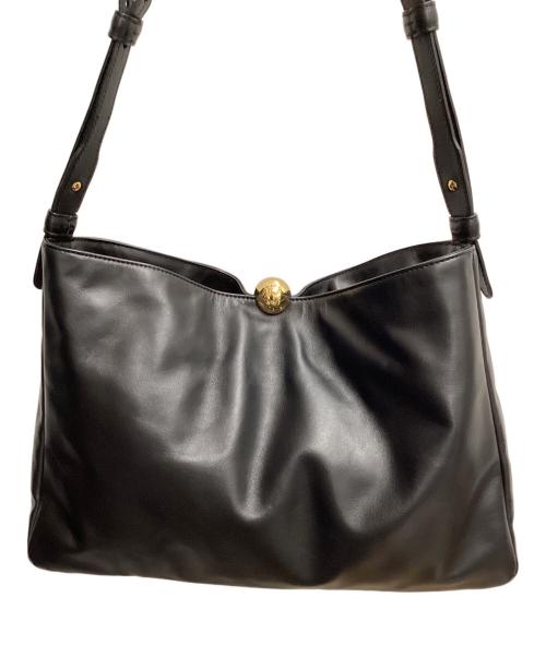 FURLA（フルラ）FURLA (フルラ) ワンショルダーバッグ ブラック×ゴールドの古着・服飾アイテム