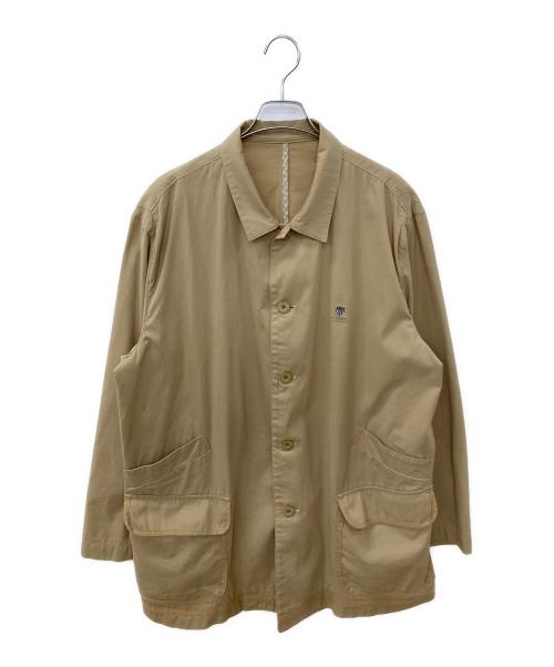 PAPAS（パパス）PAPAS (パパス) コットンジャケット ベージュ サイズ:SIZE L 柄	無地 型番	D0481FJM11の古着・服飾アイテム