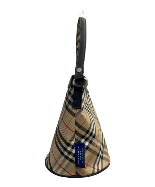 BURBERRY BLUE LABEL（バーバリー ブルー レーベル）BURBERRY BLUE LABEL (バーバリー ブルー レーベル) バケツ型バッグ ベージュの古着・服飾アイテム