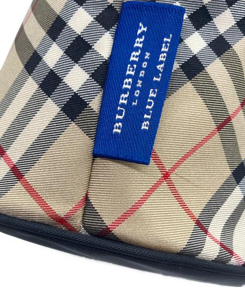 BURBERRY BLUE LABEL（バーバリー ブルー レーベル）BURBERRY BLUE LABEL (バーバリー ブルー レーベル) バケツ型バッグ ベージュの古着・服飾アイテム