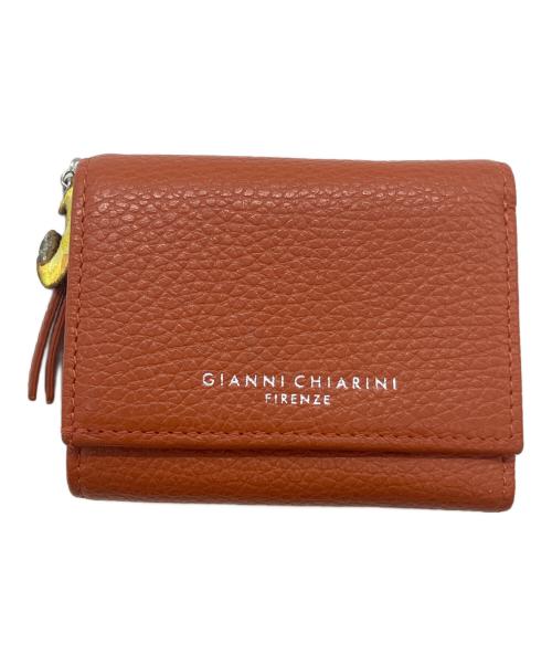 GIANNI CHIARINI（ジャンニ キアリーニ）GIANNI CHIARINI (ジャンニ キアリーニ) 3つ折り財布 オレンジの古着・服飾アイテム