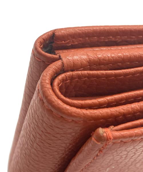 GIANNI CHIARINI（ジャンニ キアリーニ）GIANNI CHIARINI (ジャンニ キアリーニ) 3つ折り財布 オレンジの古着・服飾アイテム